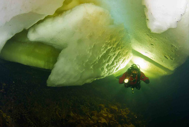 Second Place: Hummocks white sea by Viktor Lyagushkin