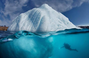 First Place: Diver on the Rocks by Tobias Friedrich