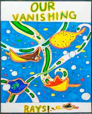 First-place Grades 3-5 vanishing rays poster by Victoria Lyamu